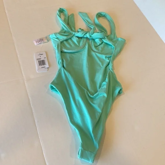 L*Space NEW Kendal OP Classic teal green underwire one piece swimsuit small - Picture 11 of 12